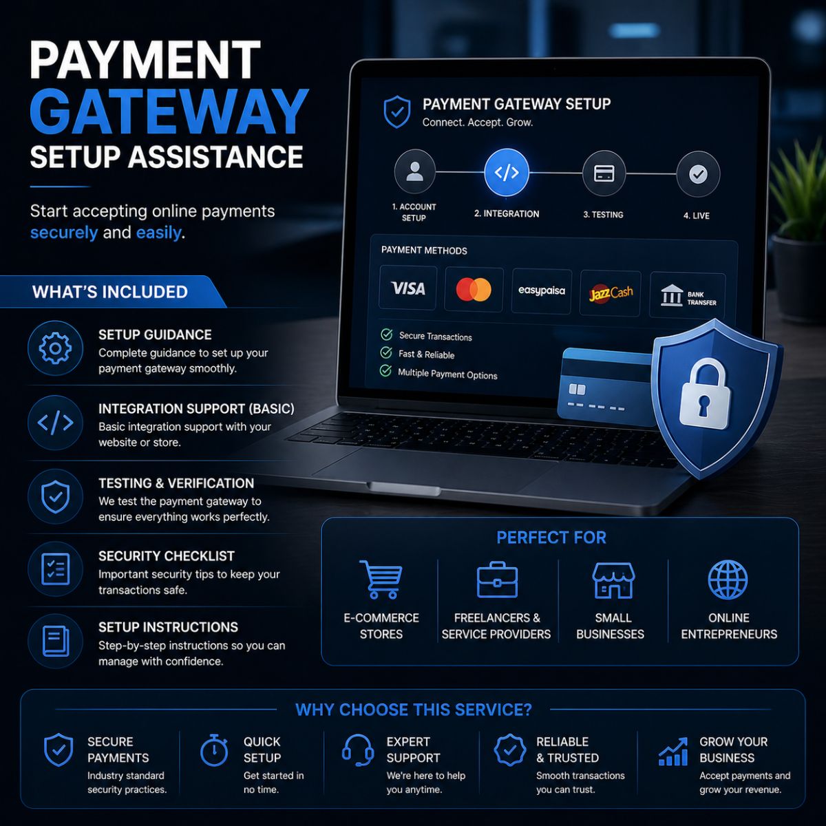 Payment Gateway Setup Assistance (Basic)